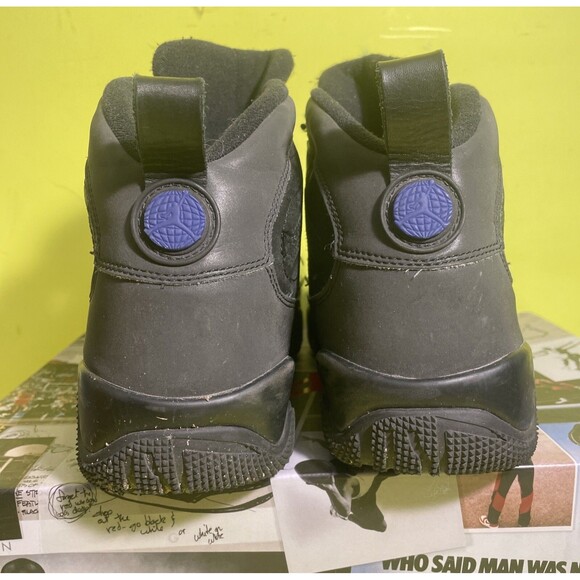 Nike Air Jordan IX Boot Retro Charcoal Black Concord OG AR4491–001 NRG Sz 8.5/10 - Picture 3 of 7